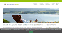 Desktop Screenshot of gesundheitsreise.de